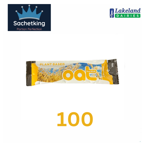 Lakeland Dairies Oat Milk Sticks 10ml Long Life Plant Based Portions Sachets